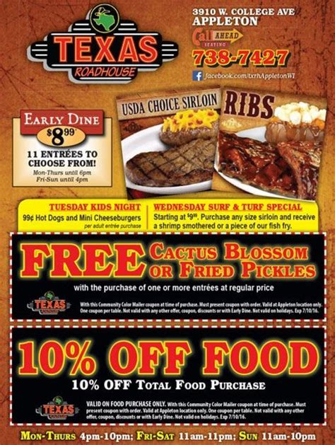Tunica Roadhouse Coupons, Promo Codes, Deals for November .